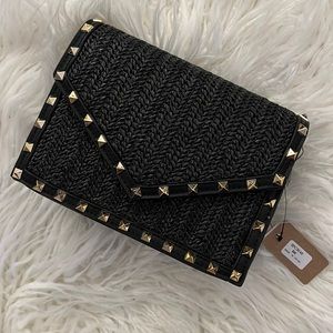 Black & Gold Studded Purse NWT 🔥🖤